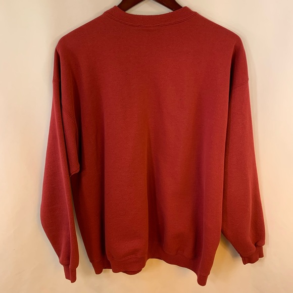 Vtg Oversized Sweatshirt Graphic Pullover Heart XL - Picture 5 of 5